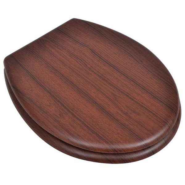 Toalettsits MDF lock enkel design brun