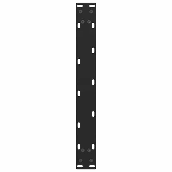 Soffbordsben svarta 2 st 60x(42-43) cm stål