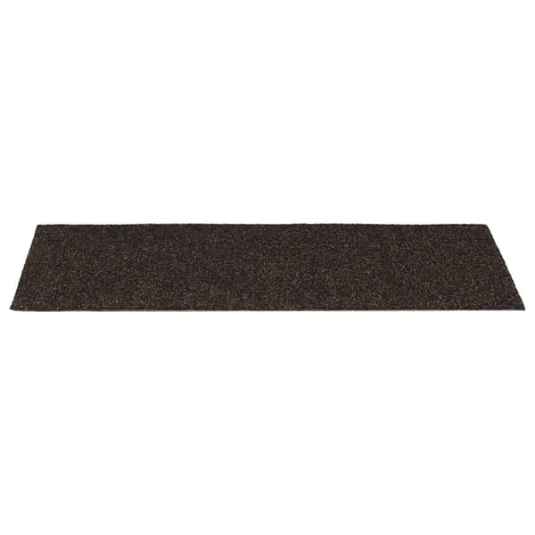Trappmattor självhäftande 15 st 60x25 cm mörkbruna rektangulära