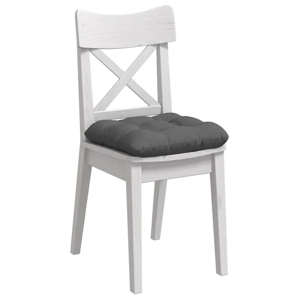 Sittkuddar 4 pcs Mörkgrå 40 x 40 x 12 cm tyg