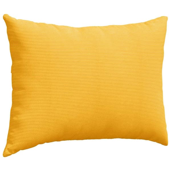Sofakuddar 2 pcs Ljusgul 70 x 50 cm Kordread tyg