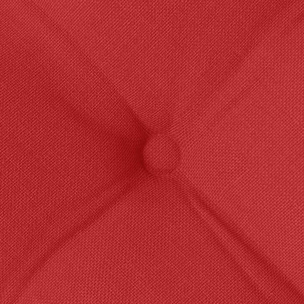 Sittkuddar 4 pcs Tyg Röd 40 x 40 x 6 cm