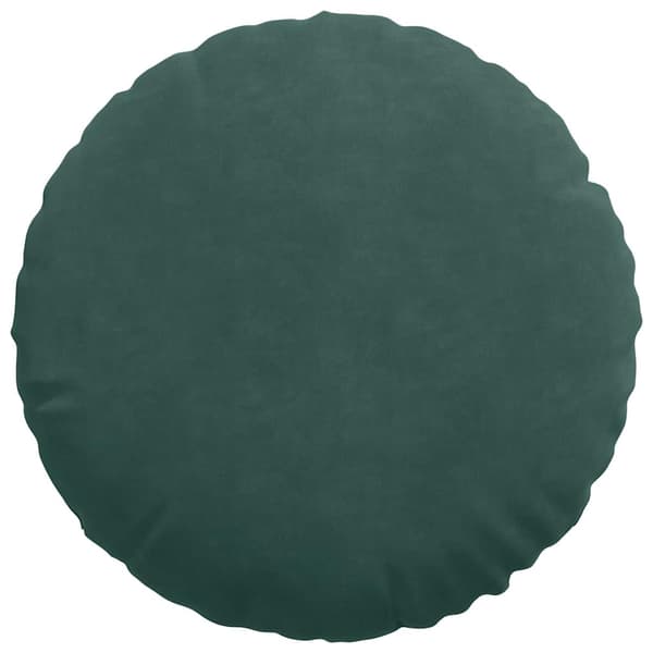Sittkuddar 2 pcs Mörkgrön Ø 40 x 13 cm Sammet