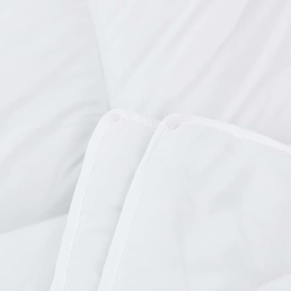 2-i-1 Duntäcke Vit 200 x 155 x 10 cm Polyester