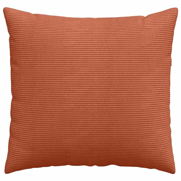 Sofakuddar 2 pcs Röd orange 50 x 50 cm Kordread tyg