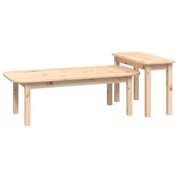 Satsbord 2 st massiv furu