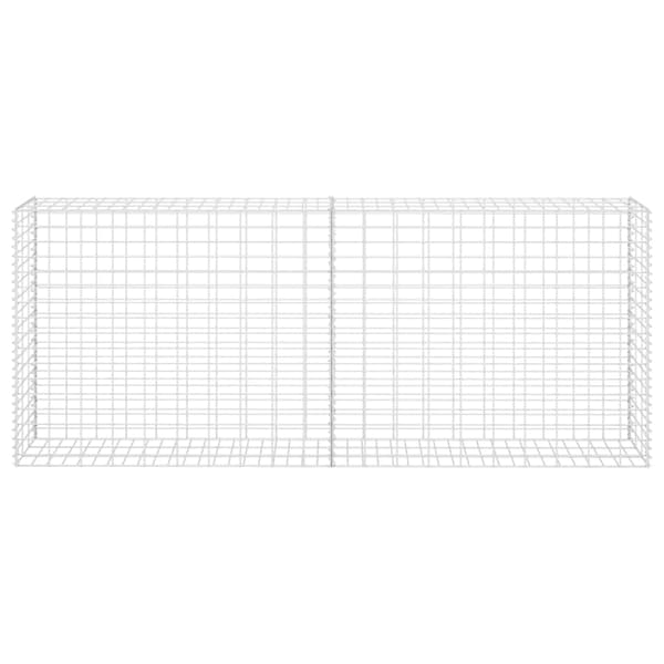 Gabion galvaniserat stål 85x30x200 cm