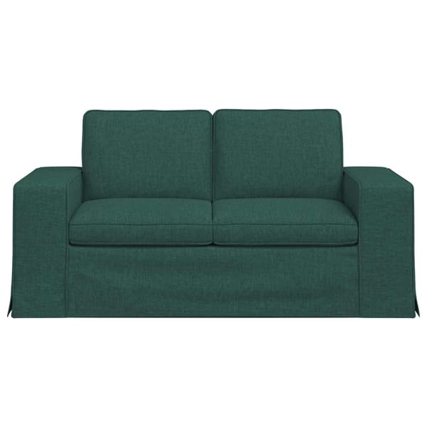 Soffa Mörkgrön 162 x 80 x 82 cm tyg