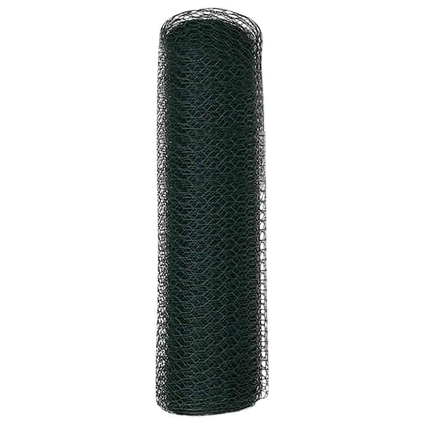 Hexagonstängsel Grön 0,6 x 100 m PVC