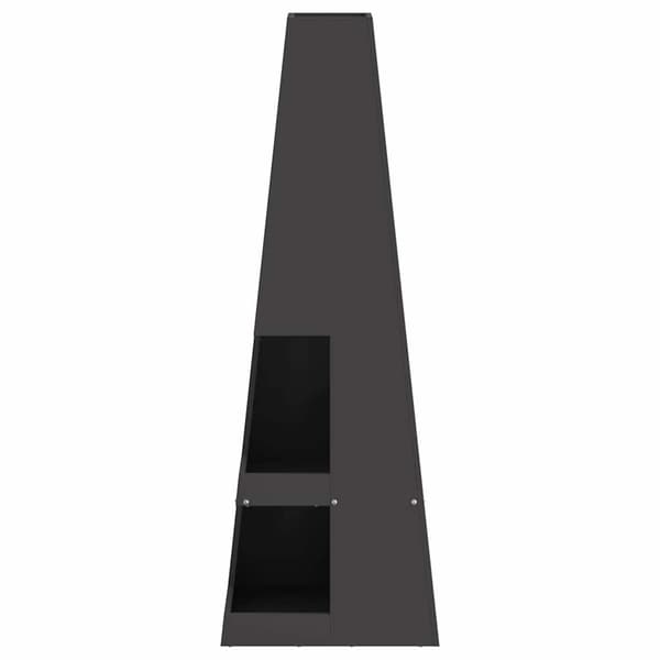 Eldstad Svart 35 x 35 x 100 cm Stål