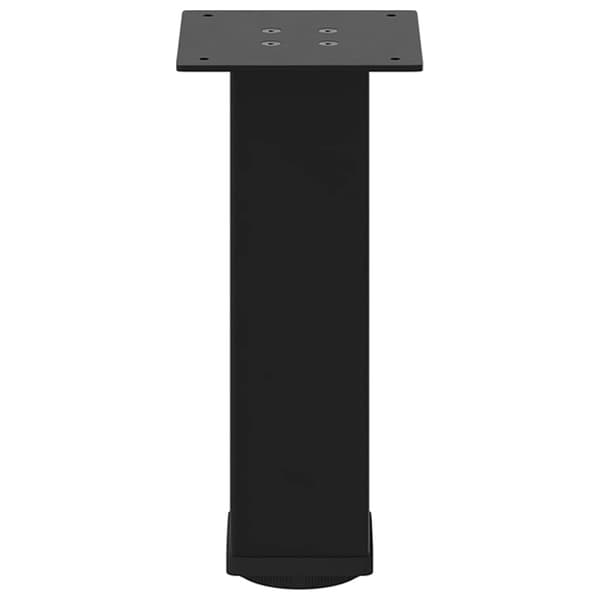 Soffbordsben 4 st svarta 30-32 cm stål