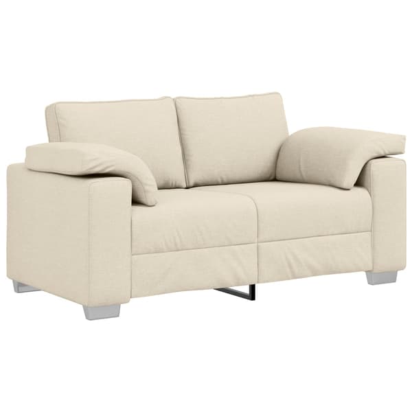 Soffa 2 pcs Svart 219 x 80 x 82 cm tyg