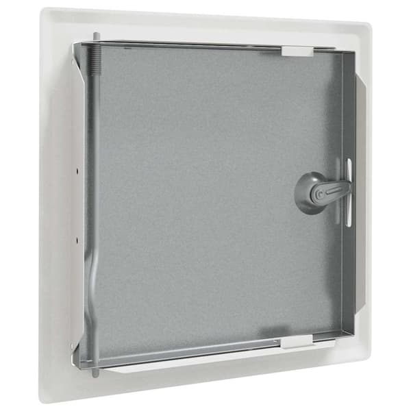 Åtkomstpanel 2 pcs Vit 23 x 23 x 3 cm Stål