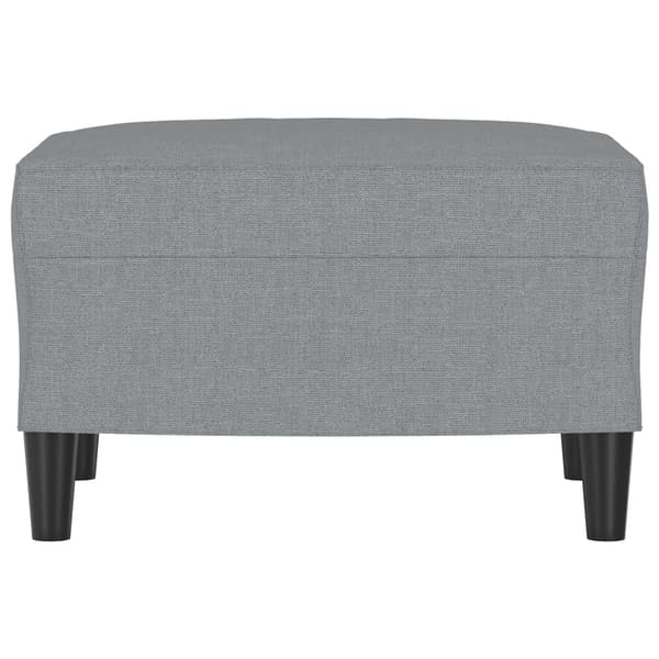 Fotpall Ljusgrå 60x50x41 cm tyg