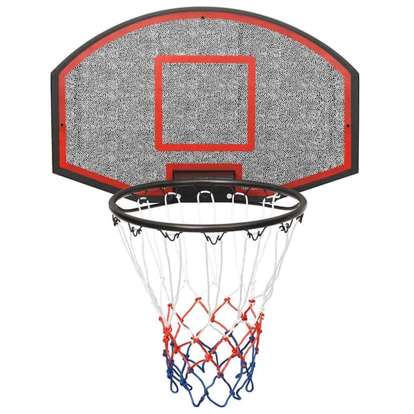 Basketkorg svart 71x45x2 cm polyeten