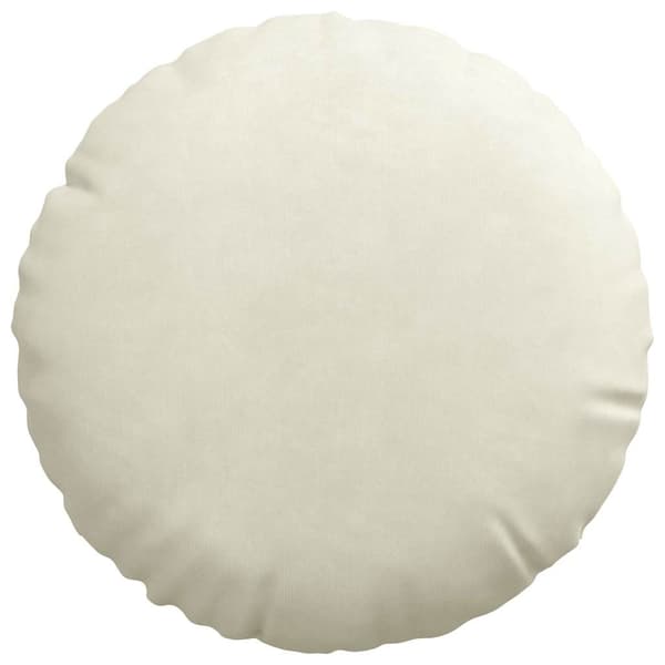 Sittkuddar 2 pcs Kräm Ø30 x 13 cm Sammet