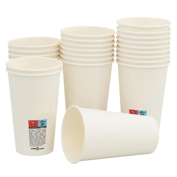 Kaffekoppar i papper 1000 st 16oz 400ml vit