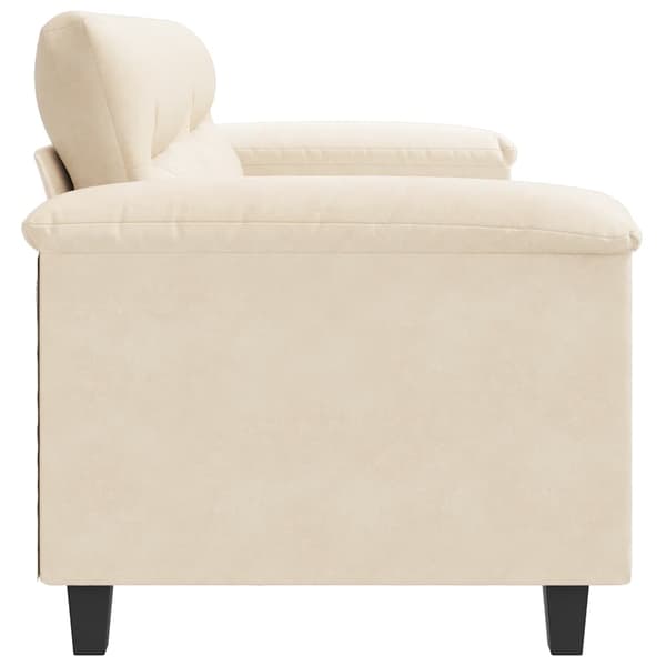 2-sitssoffa Beige 140 cm mikrofibertyg