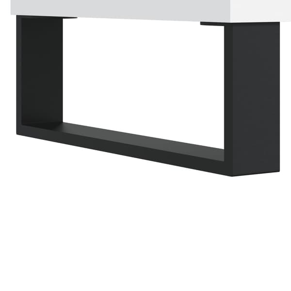 Soffbord vit 60x60x30 cm konstruerat trä