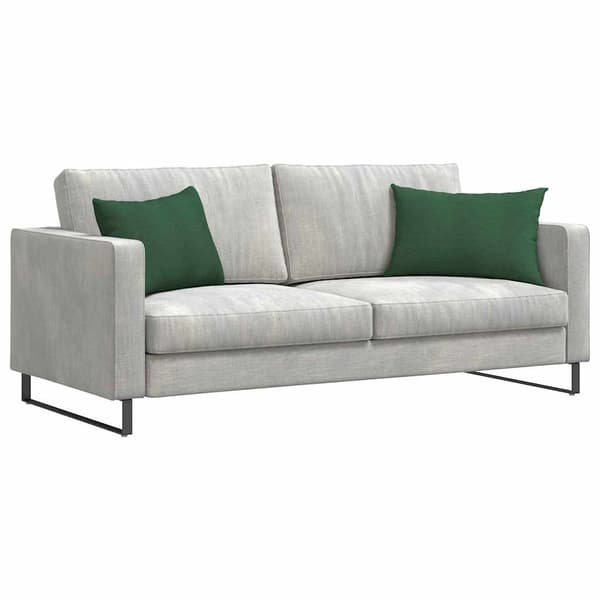 Sofakuddar 2 pcs Mörkgrön 60 x 40 cm Kordread tyg