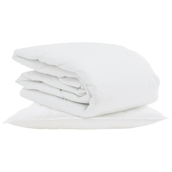 Sommar Duvet med kudde 2 pcs Vit Dunfjäder