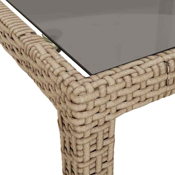 Trädgårdsbord Beige konstrotting