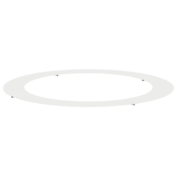 lämplig för Flat trädring Vit Ø90 / 120 cm Stål