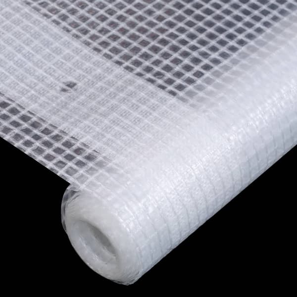 Leno presenning 2 st 260 g/m² 4x2 m vit