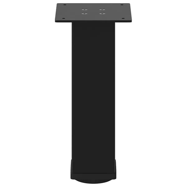 Soffbordsben 4 st svarta 42-44 cm stål