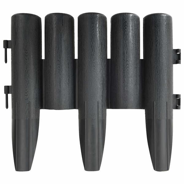 Rabattkanter 36 st antracit 10 mm PP