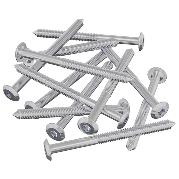 Möbelskruvar 1200 pcs Silver Stål