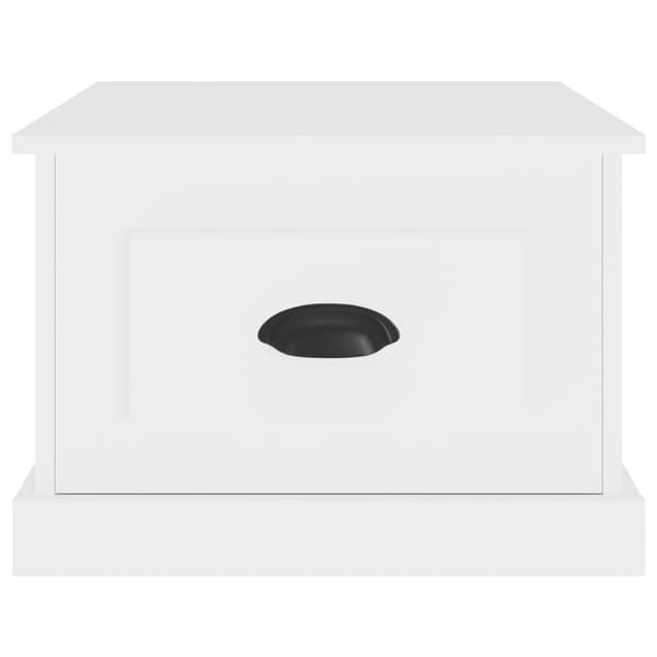 Soffbord vit 50x50x35 cm konstruerat trä