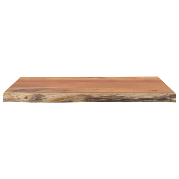 Bordsskiva 40x40x2,5 cm rektangulär massiv akacia rustik kant