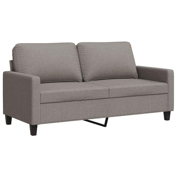 2-sitssoffa taupe 140 cm tyg