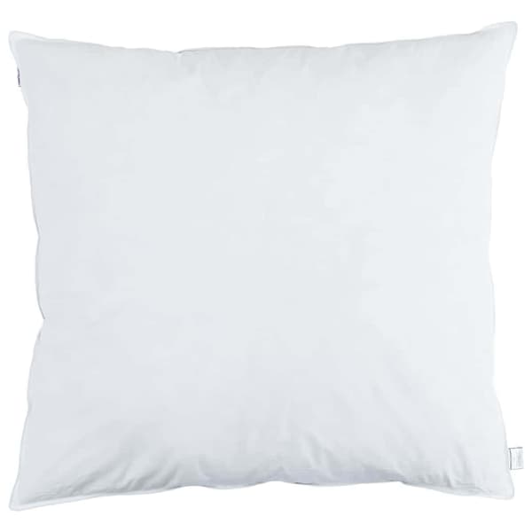 Kudde med kudde 2 pcs Vit 65 x 65 cm Fjäder