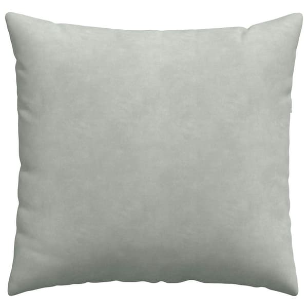 Sofakuddar 2 pcs Ljusgrå 45 x 45 cm Kordread tyg