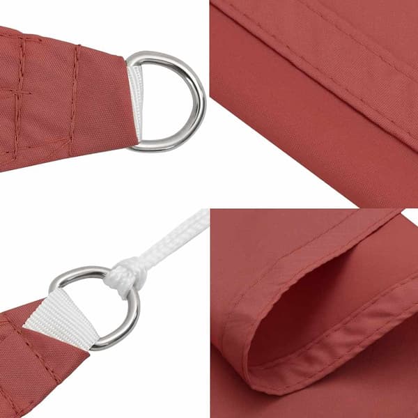 Solskydd Sail terrakotta 2x2x2 m 100% polyester Oxford