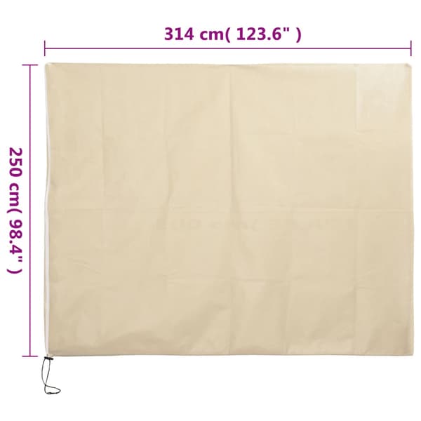 Fiberdukar med blixtlås 10 st 70 g/m² 3,14x2,5 m