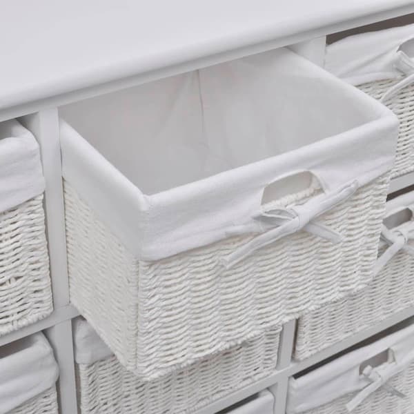 Korgskänk vit