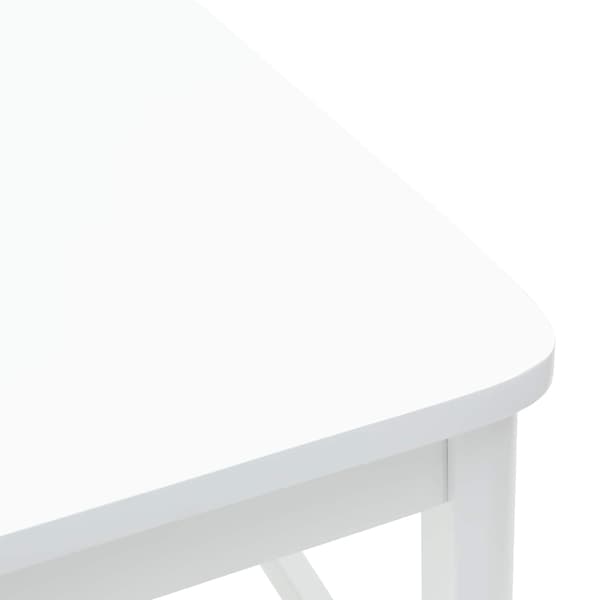 Matstolar 2 pcs Vit 48 x 49 x 95 cm Massiv Gummiträ
