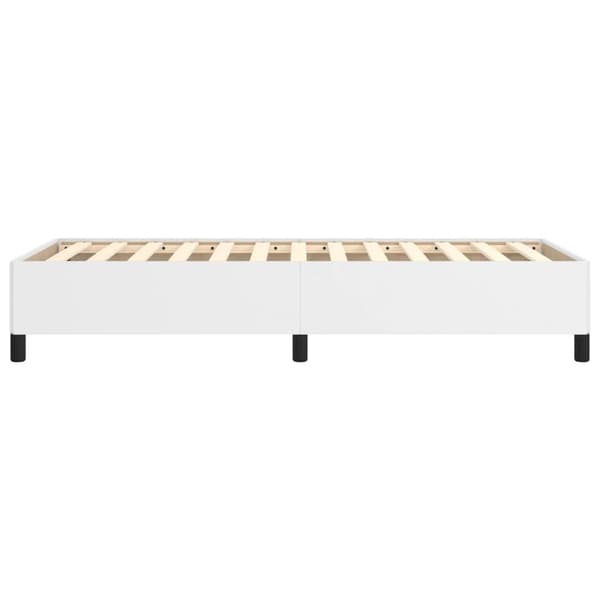 Sängram vit 80x200 cm konstläder