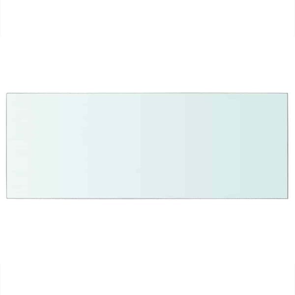 Hyllplan 2 st glas genomskinlig 60x25 cm