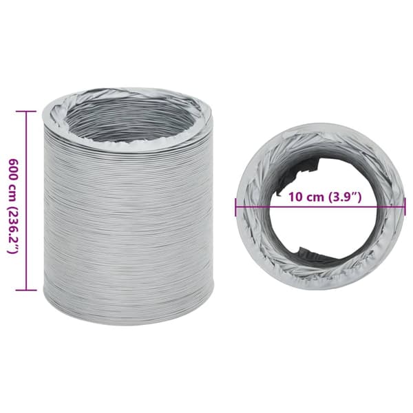 Frånluftsslang PVC 6 m Ø10 cm