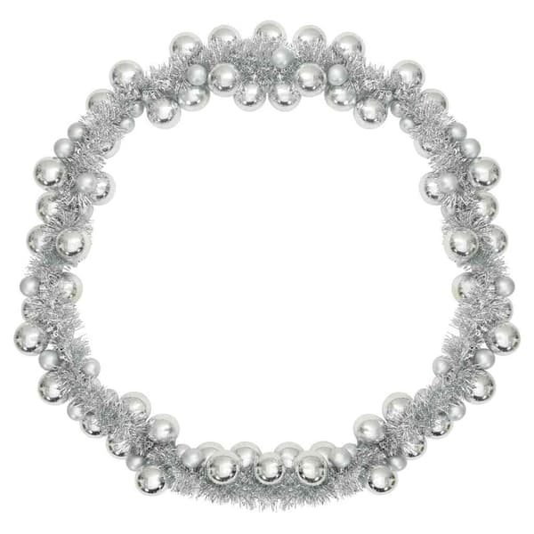 Julkulagirland Silver 186 cm Polystyren