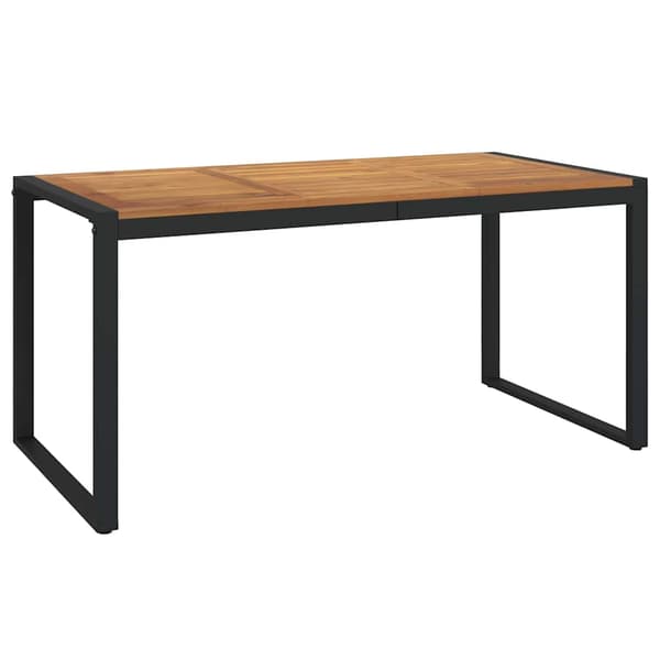 Trädgårdsmöbelset 5 pcs Grå och Brun konstrotting
