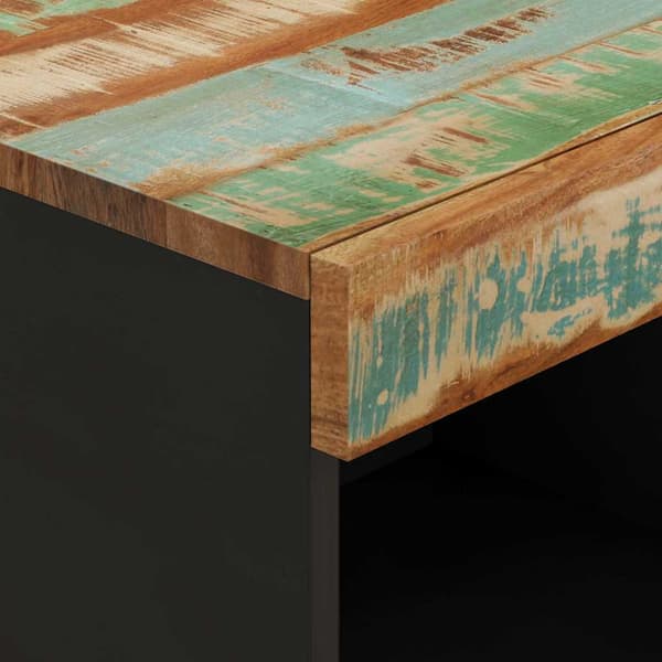 Sidoskåp 85x33x107 cm massivt återvunnet trä