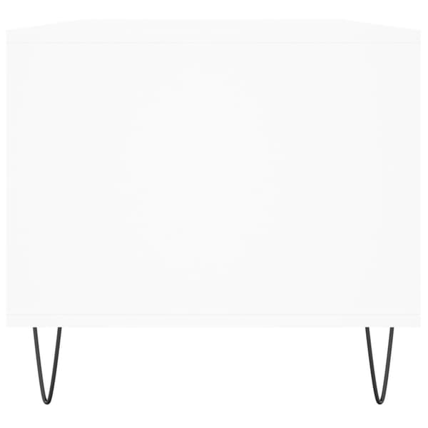 Soffbord vit 90x49x45 cm konstruerat trä