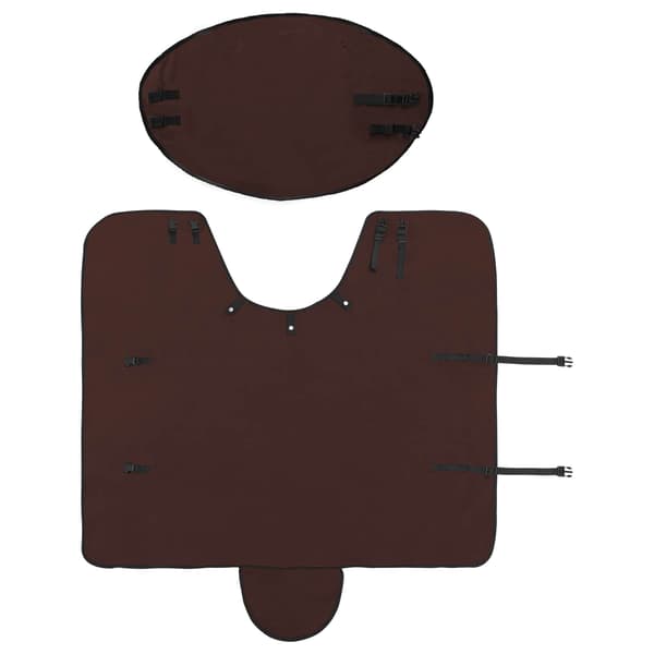 Hästdyna Full Mörk Brun 105 cm Polyester Fleece