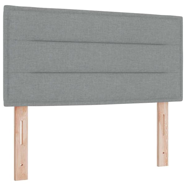 Huvudgavel Ljusgrå 90 cm tyg