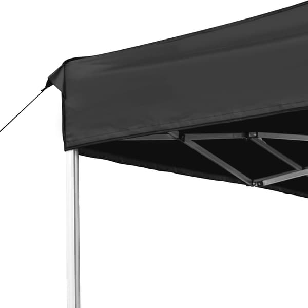 Hopfällbart partytält aluminium 4,5x3 m antracit